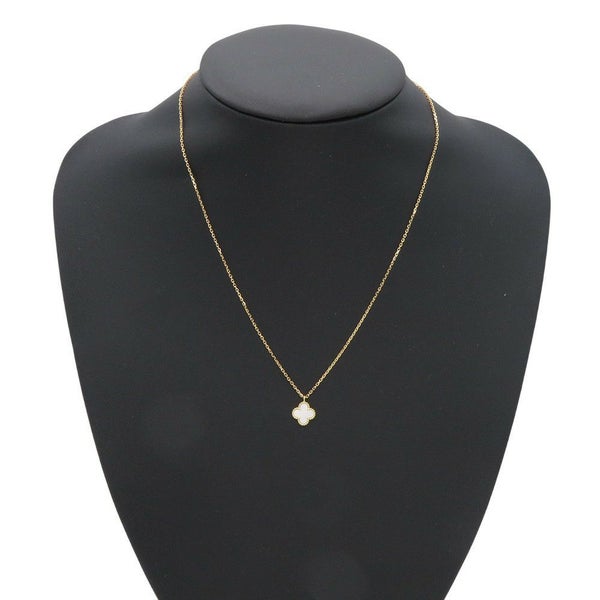 ヴァンクリーフ&アーペル ネックレス スウィート アルハンブラ ペンダント マザーオブパール K18YGイエローゴールド VCARF69100