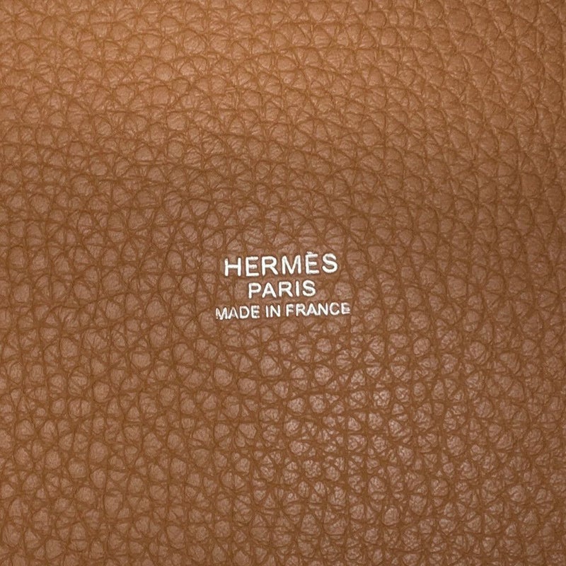 エルメス ハンドバッグ ピコタンロックGM ゴールド/シルバー金具 トリヨンクレマンス X刻印 HERMES トートバッグ