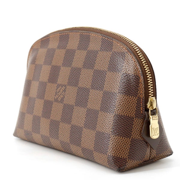 ルイヴィトン ポーチ ダミエ・エベヌ ポシェット・コスメティック N47516 LOUIS VUITTON ヴィトン コスメポーチ 化粧ポーチ