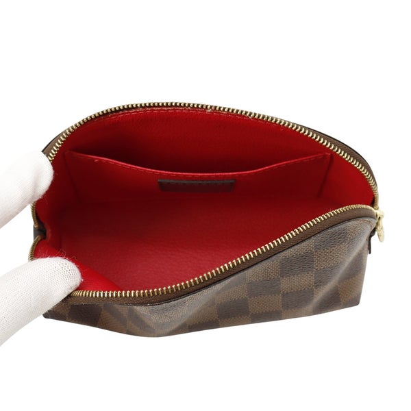 ルイヴィトン ポーチ ダミエ・エベヌ ポシェット・コスメティック N47516 LOUIS VUITTON ヴィトン コスメポーチ 化粧ポーチ