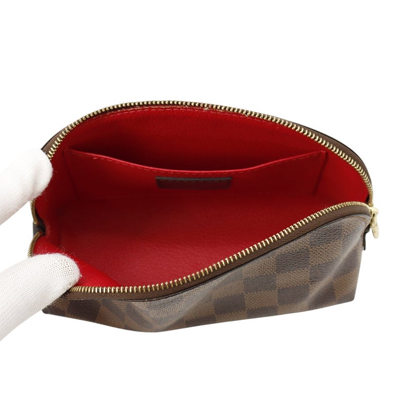 ルイヴィトン ポーチ ダミエ・エベヌ ポシェット・コスメティック N47516 LOUIS VUITTON ヴィトン コスメポーチ 化粧ポーチ