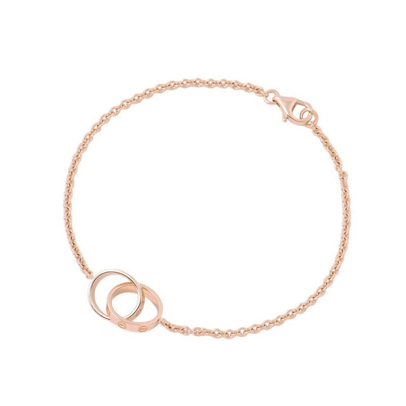 カルティエ ブレスレット LOVE チェーン ベビーラブ K18PGピンクゴールド Cartier ジュエリー