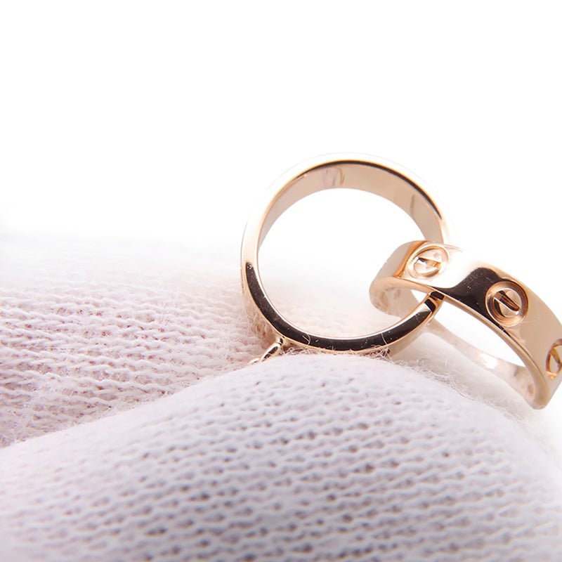 カルティエ ブレスレット LOVE チェーン ベビーラブ K18PGピンクゴールド Cartier ジュエリー