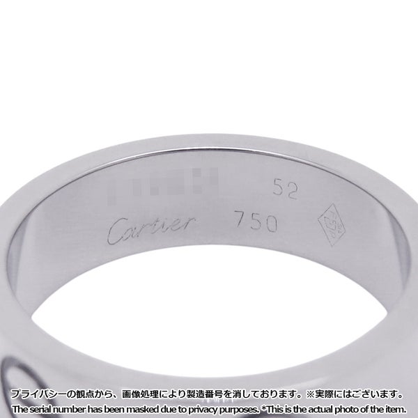 カルティエ リング LOVE リング クラシックモデル K18WGホワイトゴールド サイズ52 B4084700 Cartier 指輪 ラブリング