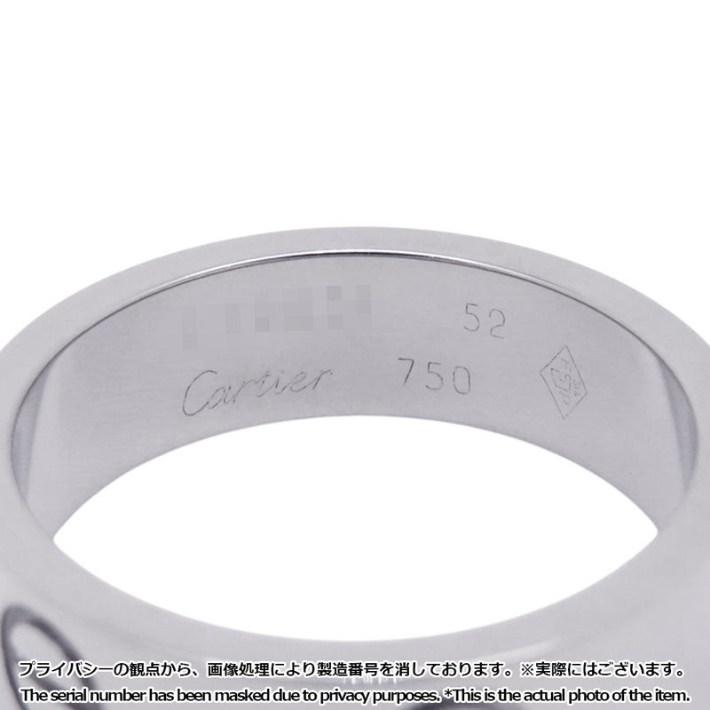 カルティエ リング LOVE リング クラシックモデル K18WGホワイトゴールド サイズ52 B4084700 Cartier 指輪 ラブリング