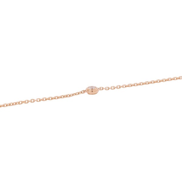 カルティエ ブレスレット ダムール XS ミニモデル ダイヤモンド 1P 0.04ct K18PGピンクゴールド B6045717 Cartier