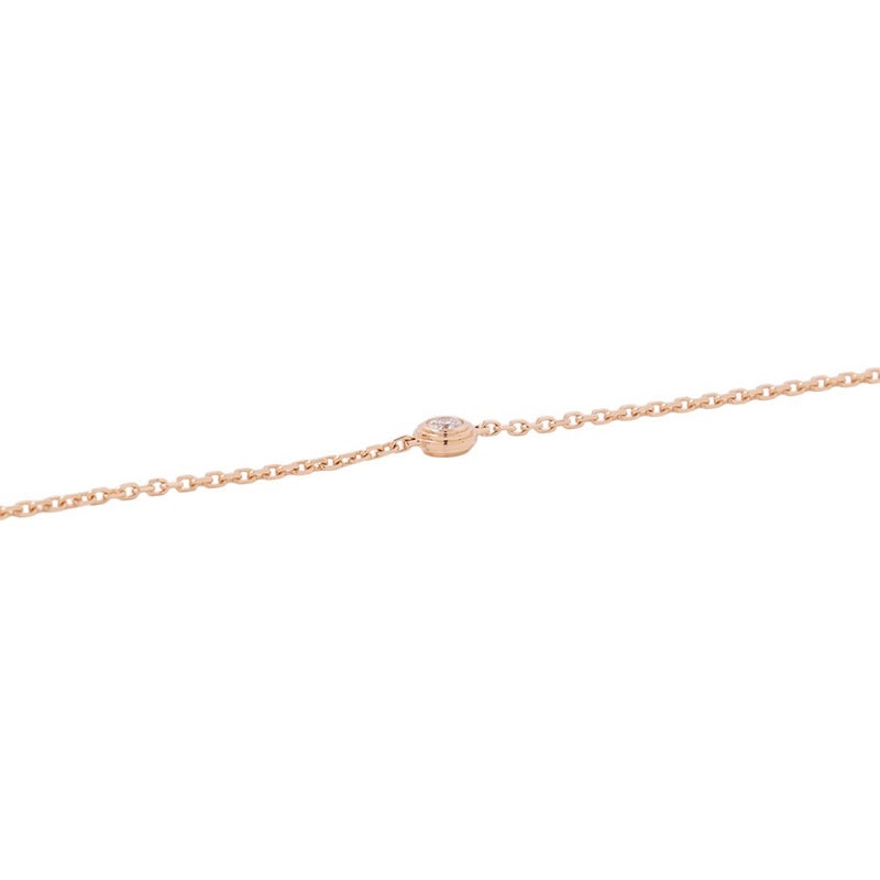 カルティエ ブレスレット ダムール XS ミニモデル ダイヤモンド 1P 0.04ct K18PGピンクゴールド B6045717 Cartier