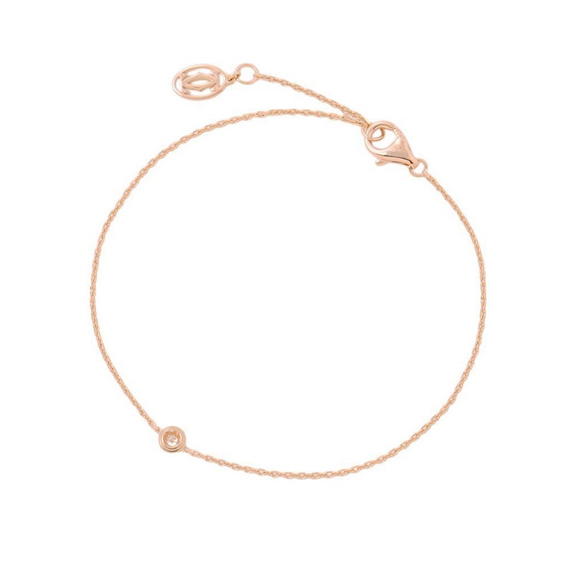 カルティエ ブレスレット ダムール XS ミニモデル ダイヤモンド 1P 0.04ct K18PGピンクゴールド B6045717 Cartier