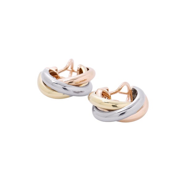 カルティエ ピアス トリニティ イヤリング クラシックモデル K18YG/K18PG/K18WG 80083231 Cartier ジュエリー