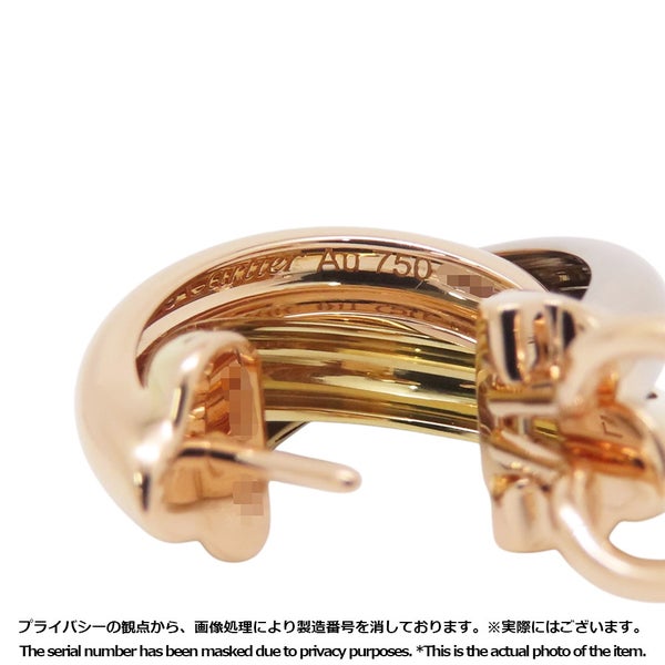 カルティエ ピアス トリニティ イヤリング クラシックモデル K18YG/K18PG/K18WG 80083231 Cartier ジュエリー