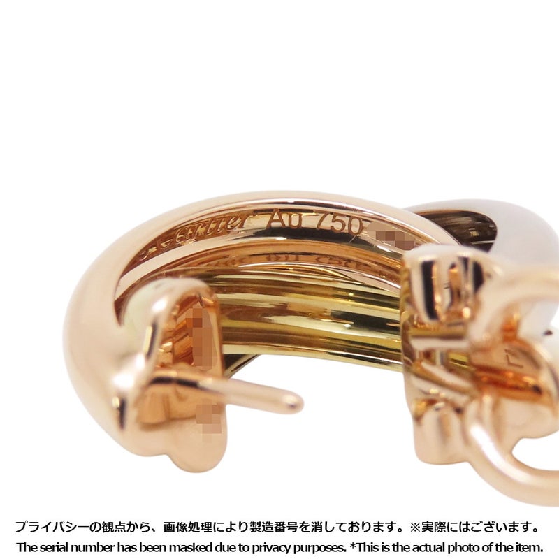 カルティエ ピアス トリニティ イヤリング クラシックモデル K18YG/K18PG/K18WG 80083231 Cartier ジュエリー