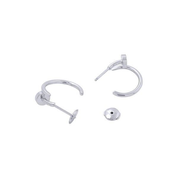 カルティエ ピアス ジュスト アン クル フープ イヤリング スモールモデル K18WGホワイトゴールド B8301236 Cartier