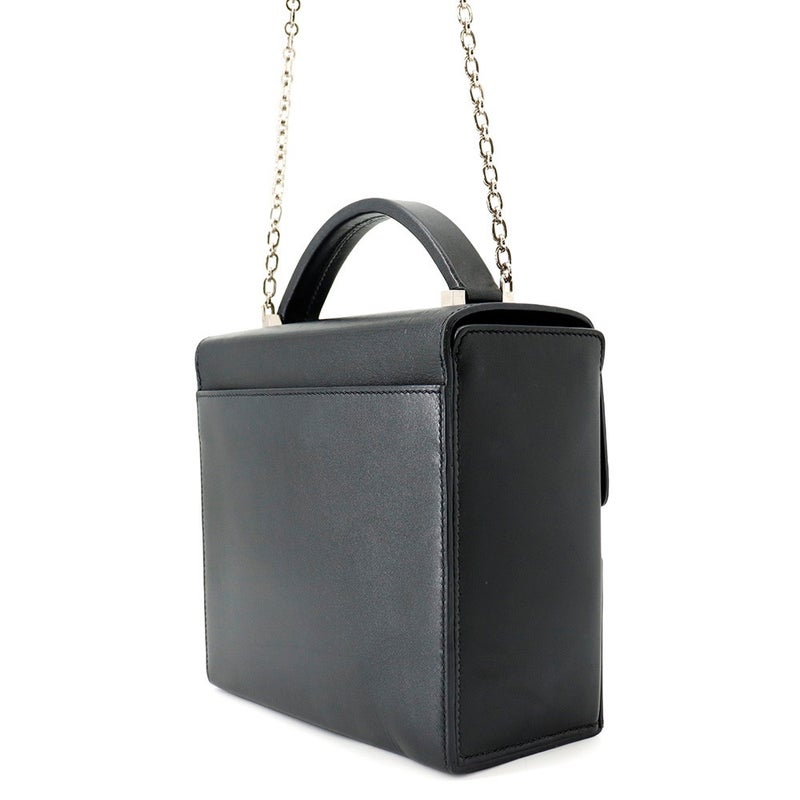エルメス シネティック ブラック/ゴールド金具/シルバー金具 タデラクト D刻印 HERMES 黒