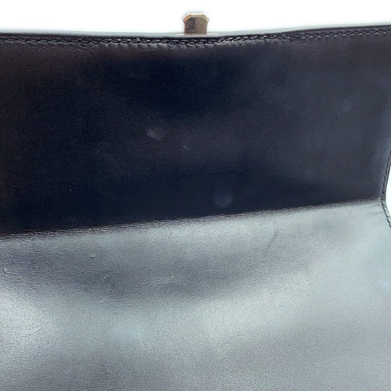 エルメス シネティック ブラック/ゴールド金具/シルバー金具 タデラクト D刻印 HERMES 黒