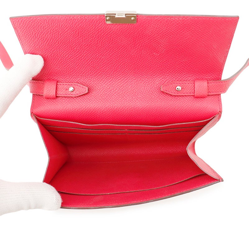 エルメス  クリック16  ローズエクストリーム/シルバー金具 エプソン A刻印 HERMES Clic 16 バッグ