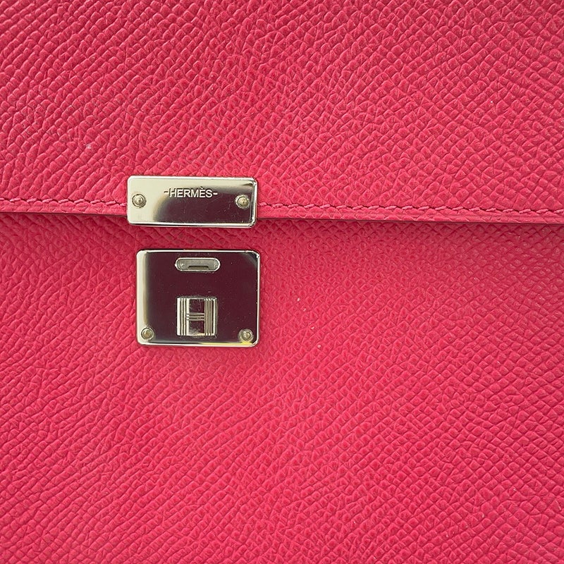 エルメス  クリック16  ローズエクストリーム/シルバー金具 エプソン A刻印 HERMES Clic 16 バッグ