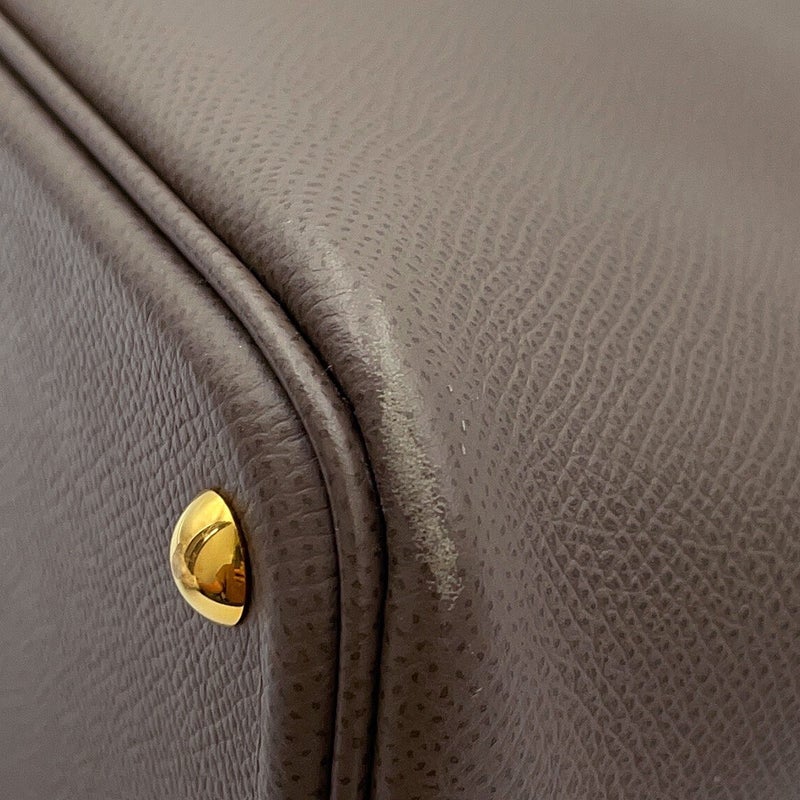 エルメス ハンドバッグ ボリード27 エタン/ゴールド金具 エプソン D刻印 HERMES Bolide 2wayショルダーバッグ