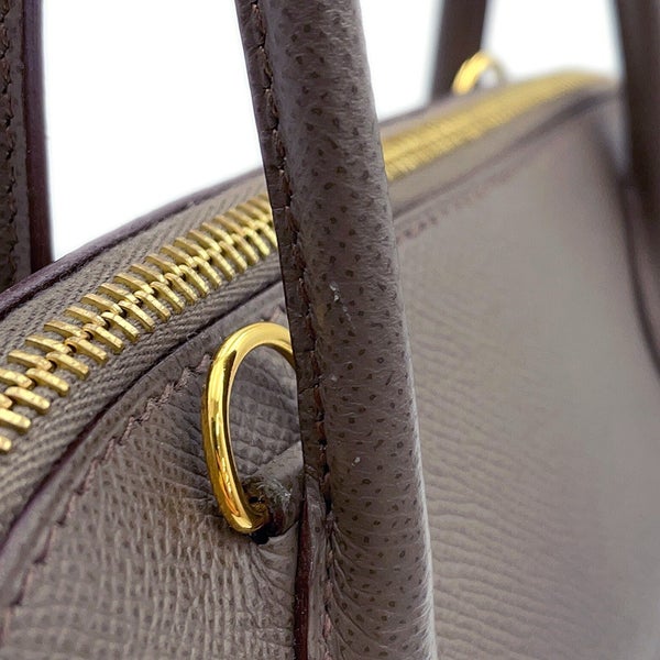 エルメス ハンドバッグ ボリード27 エタン/ゴールド金具 エプソン D刻印 HERMES Bolide 2wayショルダーバッグ