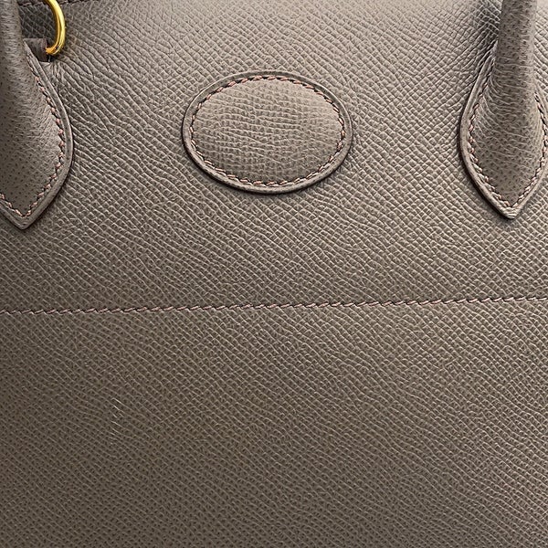 エルメス ハンドバッグ ボリード27 エタン/ゴールド金具 エプソン D刻印 HERMES Bolide 2wayショルダーバッグ
