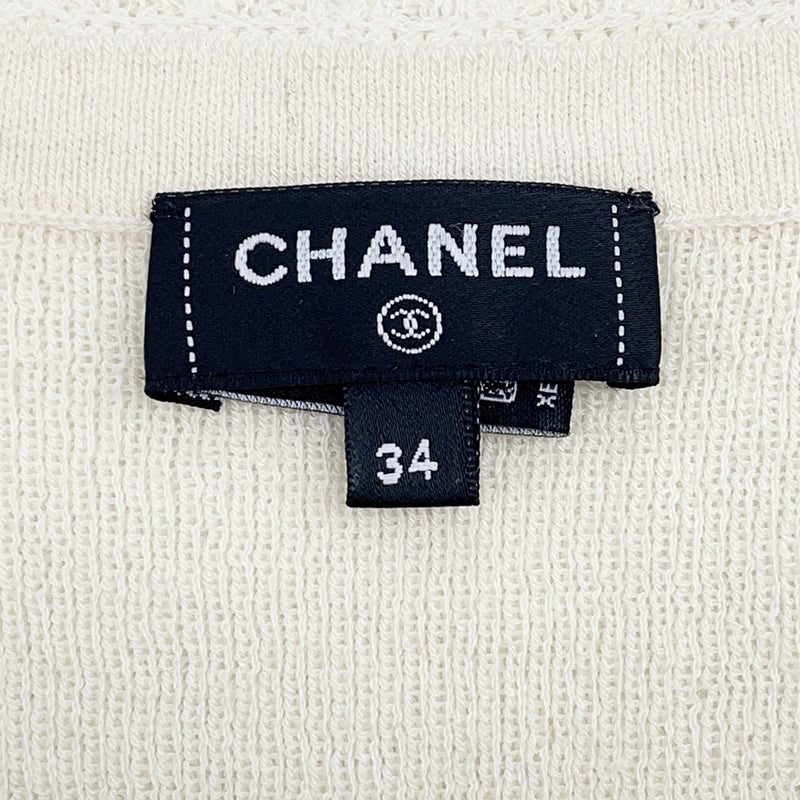 シャネル カーディガン ココボタン リブニット レディースサイズ34 P78450 CHANEL トップス