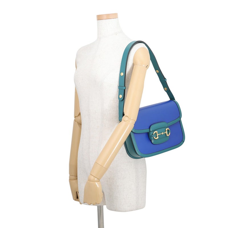 グッチ ショルダーバッグ ホースビット 1955 スモール レザー 602204 GUCCI