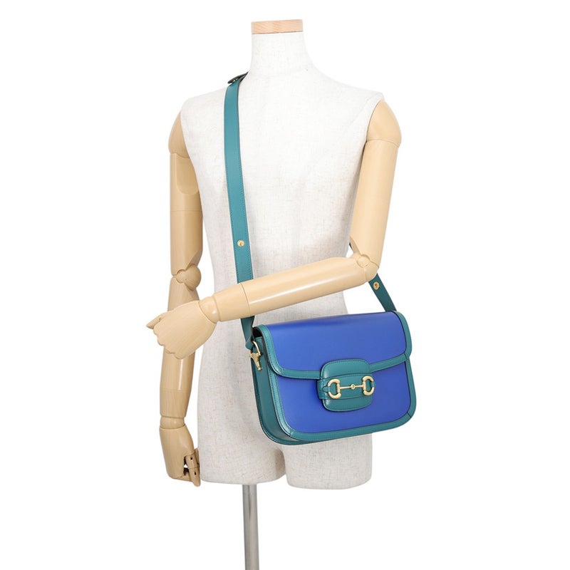 グッチ ショルダーバッグ ホースビット 1955 スモール レザー 602204 GUCCI