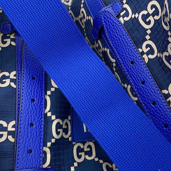 グッチ ボストンバッグ マキシGG ダッフルバッグ ナイロン レザー 767935 GUCCI 2way