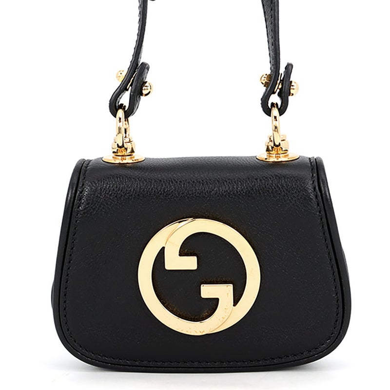グッチ カードケース インターロッキングG ブロンディ レザー 698635 GUCCI 黒