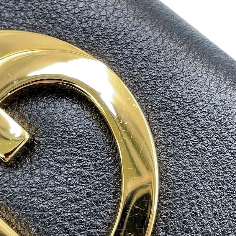 グッチ カードケース インターロッキングG ブロンディ レザー 698635 GUCCI 黒