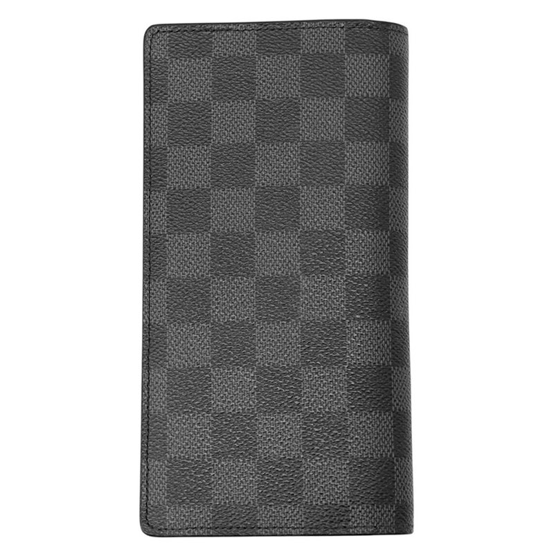 ルイヴィトン 長財布 ダミエ・グラフィット ポルトフォイユ・ブラザ N62665 LOUIS VUITTON ヴィトン 財布 メンズ 黒