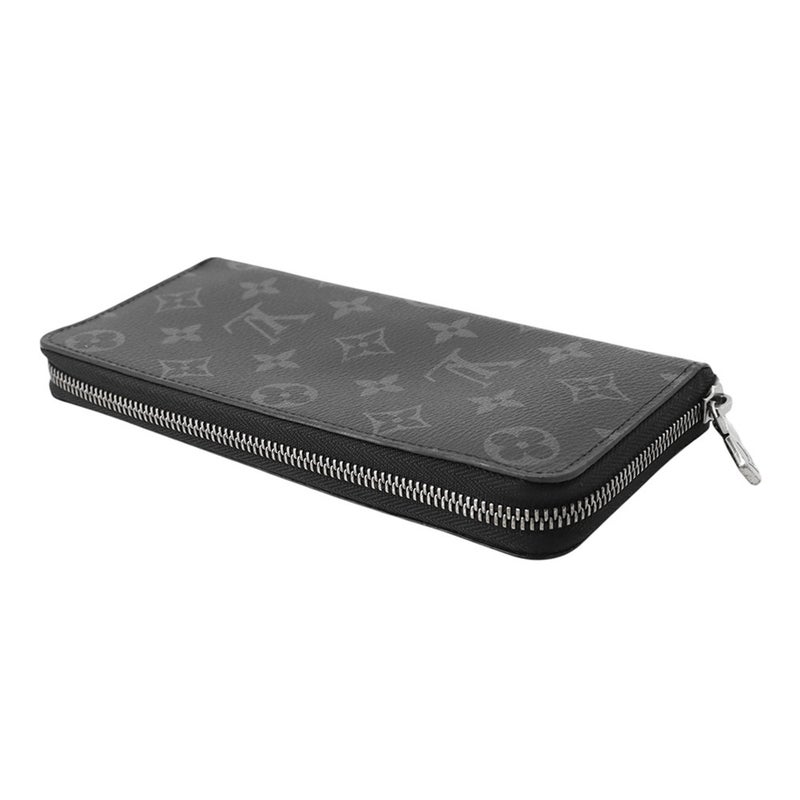 ルイヴィトン 長財布 モノグラム・エクリプス ジッピーウォレット・ヴェルティカル M62295 LOUIS VUITTON ヴィトン 黒 ブラック メンズ