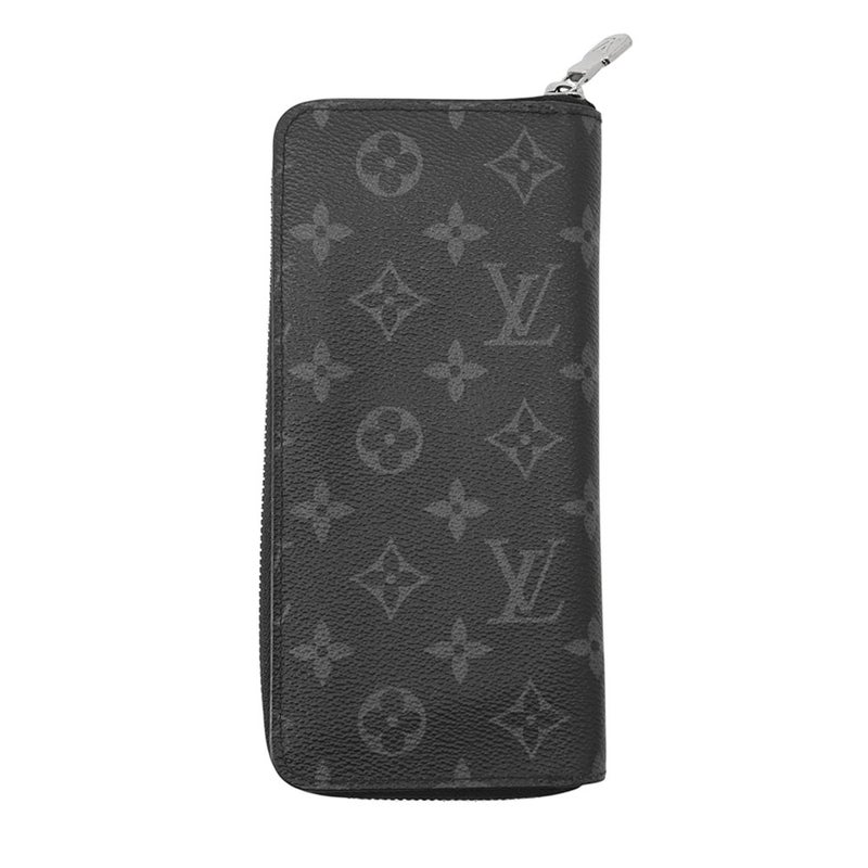 ルイヴィトン 長財布 モノグラム・エクリプス ジッピーウォレット・ヴェルティカル M62295 LOUIS VUITTON ヴィトン 黒 ブラック メンズ