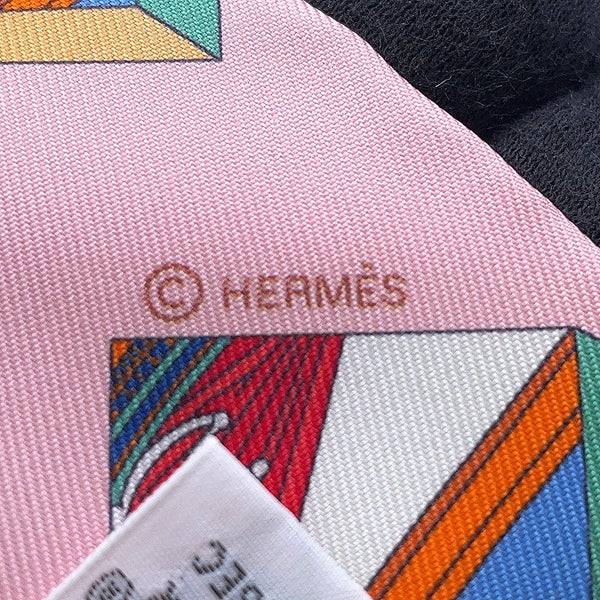 エルメス スカーフ ツイリー スプリングスプリング バーグ Springs Springs Bague HERMES シルク 2022年秋冬