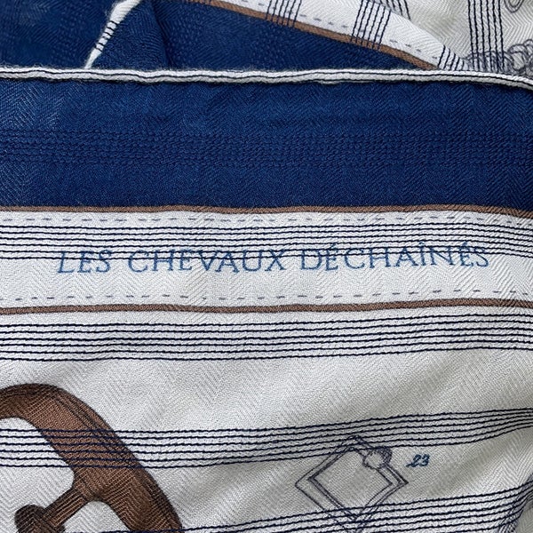 エルメス ストール カレ140 カレジェアン シュヴォー・デ・シェネ トランザット Les Chevaux Dechaines Transat HERMES 2025年春夏