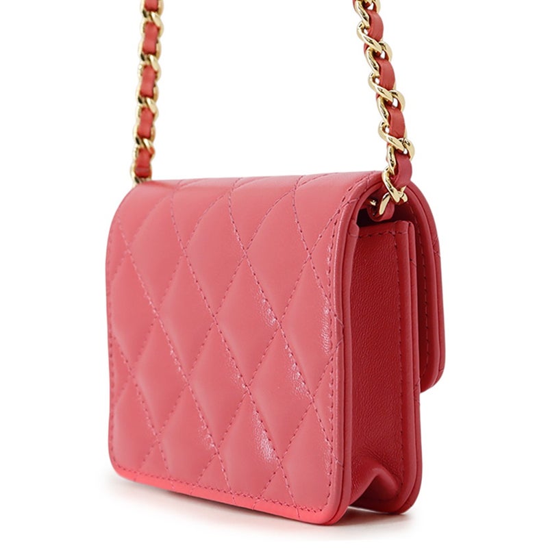 シャネル チェーンショルダーバッグ ココマーク マトラッセ カーフスキン CD0204 CHANEL バッグ