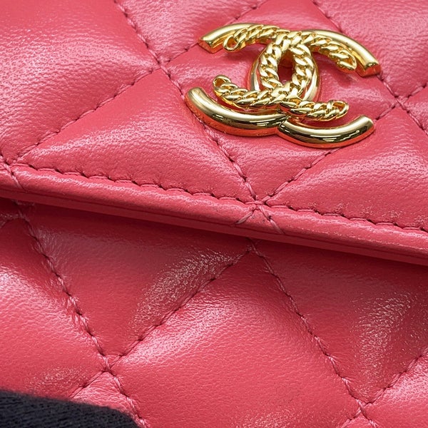 シャネル チェーンショルダーバッグ ココマーク マトラッセ カーフスキン CD0204 CHANEL バッグ