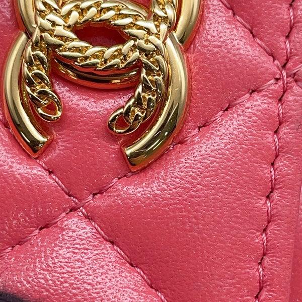 シャネル チェーンショルダーバッグ ココマーク マトラッセ カーフスキン CD0204 CHANEL バッグ