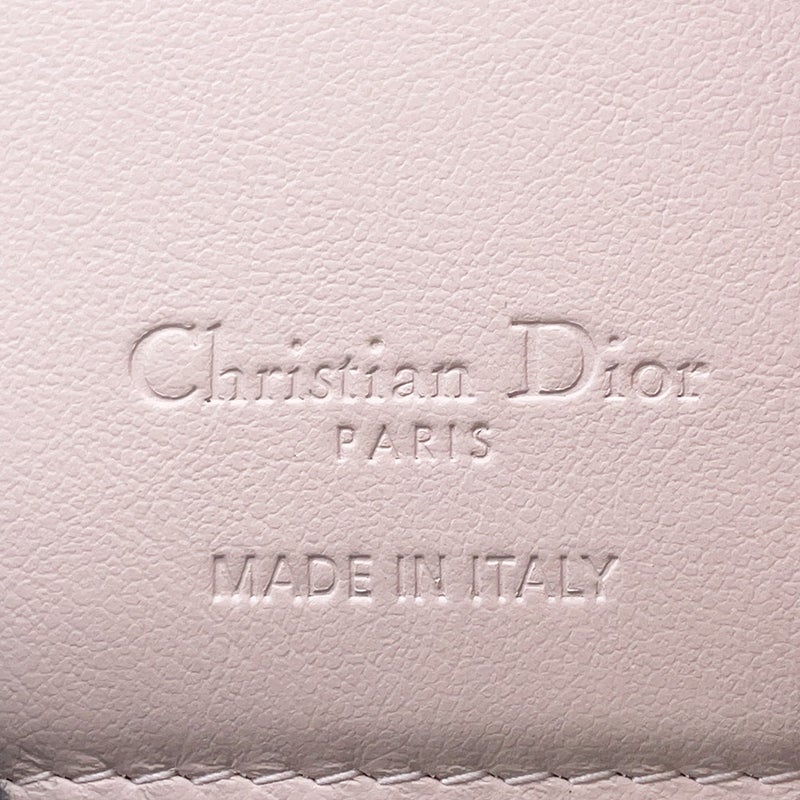 クリスチャン・ディオール 三つ折り財布 レディ ディオール ロータスウォレット パテント S0181ONMJ Christian Dior 財布
