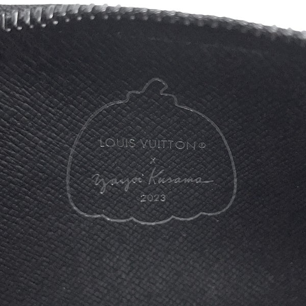 ルイヴィトン コインケース カードケース モノグラム・エクリプス LV × YK コインカード・ホルダー M81930 草間彌生 ブラック 黒