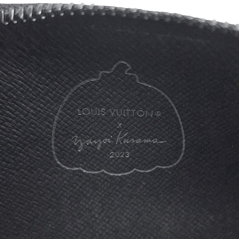 ルイヴィトン コインケース カードケース モノグラム・エクリプス LV × YK コインカード・ホルダー M81930 草間彌生 ブラック 黒