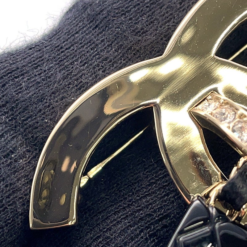 シャネル ブローチ ココマーク バッグ ラインストーン B23C ABA011 CHANEL アクセサリー