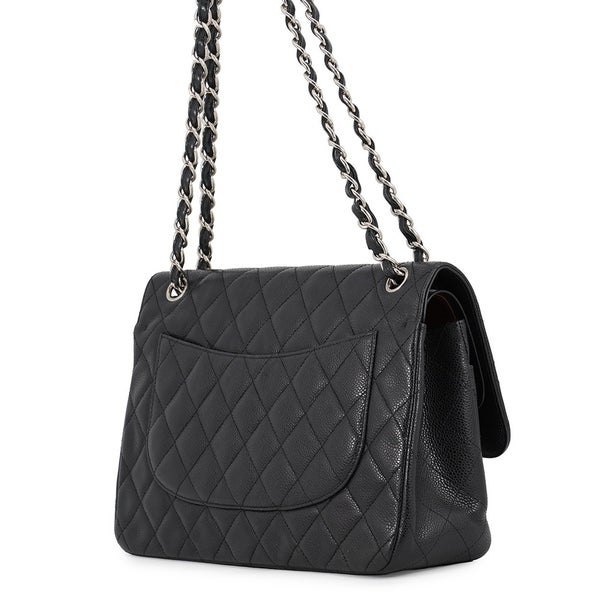 シャネル チェーンショルダーバッグ マトラッセ30 キャビアスキン ココマーク A58600 CHANEL バッグ 黒