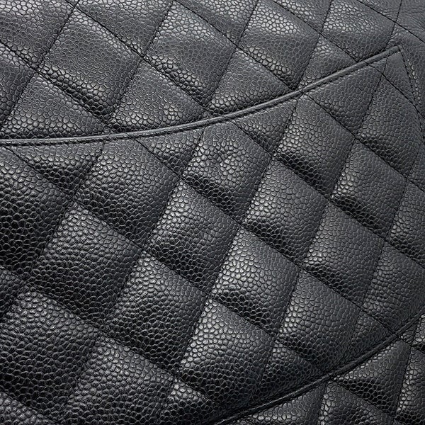 シャネル チェーンショルダーバッグ マトラッセ30 キャビアスキン ココマーク A58600 CHANEL バッグ 黒