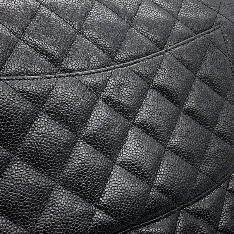 シャネル チェーンショルダーバッグ マトラッセ30 キャビアスキン ココマーク A58600 CHANEL バッグ 黒