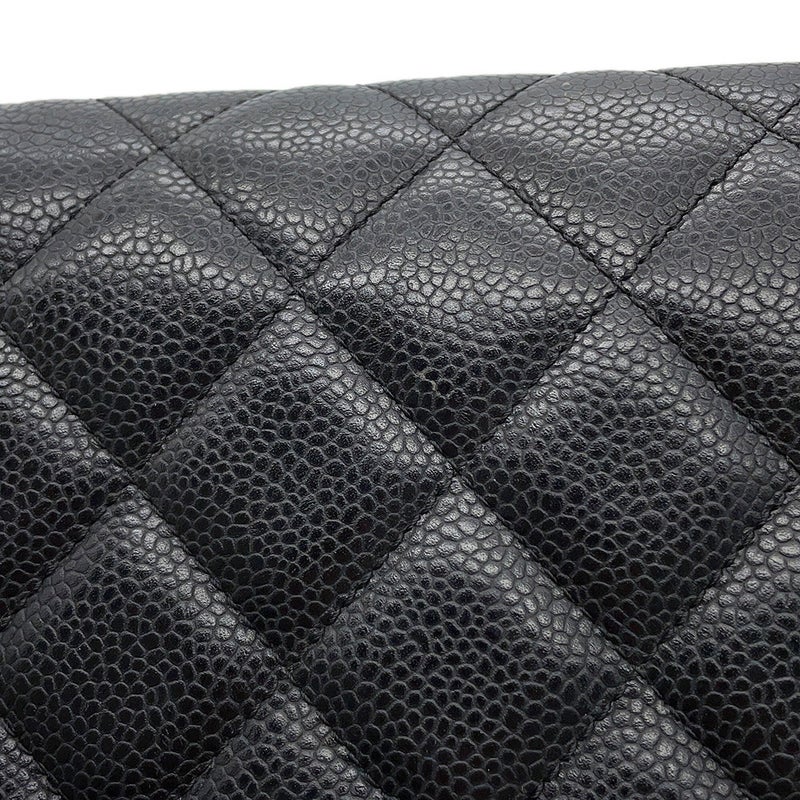 シャネル チェーンショルダーバッグ マトラッセ30 キャビアスキン ココマーク A58600 CHANEL バッグ 黒