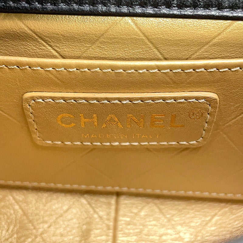 シャネル ショルダーバッグ スモール マトラッセ ココマーク ラムスキン AS2979 CHANEL 黒
