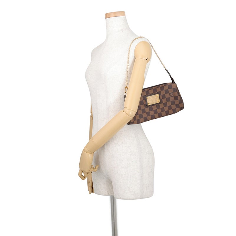 ルイヴィトン ショルダーバッグ ダミエ・エベヌ エヴァ N55213 LOUIS VUITTON アクセサリーポーチ