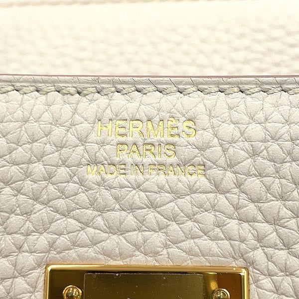 エルメス バーキン30 ベトン/ゴールド金具 トリヨンクレマンス A刻印 HERMES Birkin ハンドバッグ