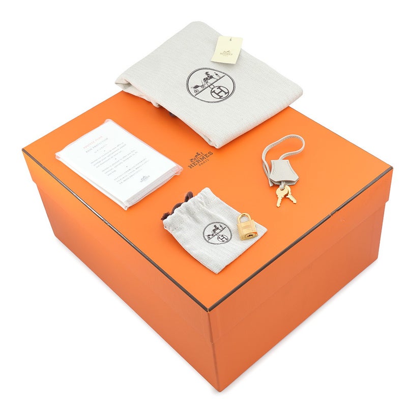エルメス バーキン30 ベトン/ゴールド金具 トリヨンクレマンス A刻印 HERMES Birkin ハンドバッグ