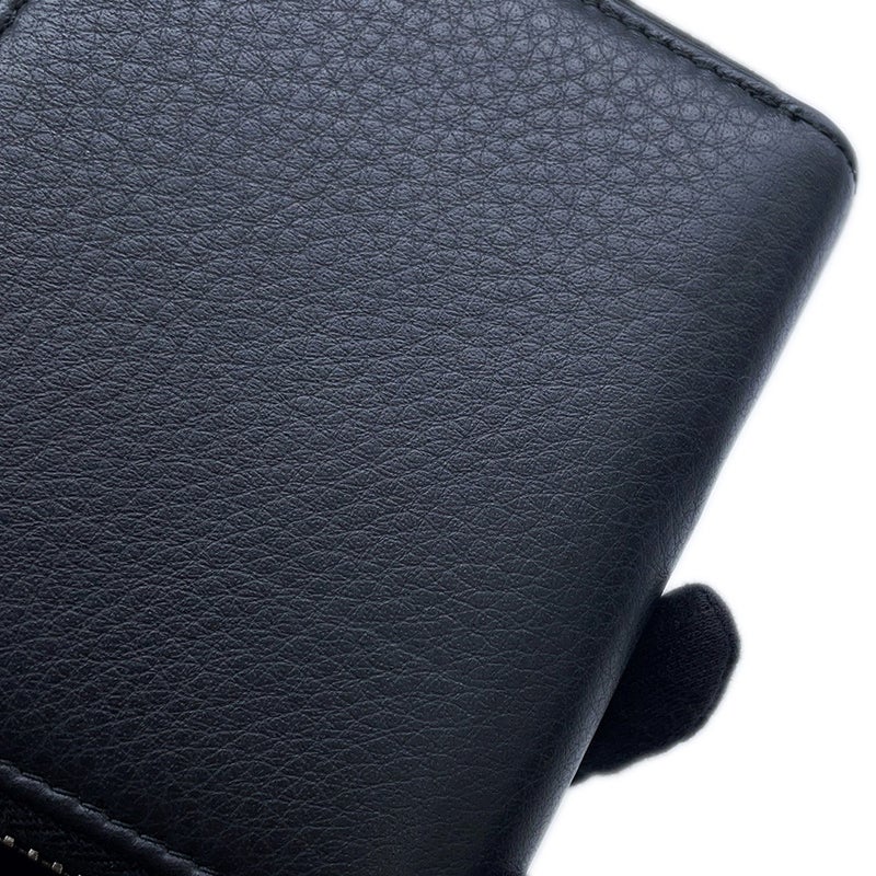 バレンシアガ 二つ折り財布 ペーパー コンパクトウォレット レザー 371662 BALENCIAGA 財布 黒